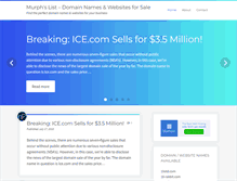 Tablet Screenshot of murphslist.com